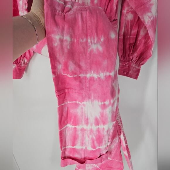 Loveshackfancy Hibiscus Hand Dye Paca Jumpsuit 8 - Picture 9 of 12